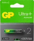 Батарея GP Ultra Plus Alkaline 24AUPA21-2CRSB2 AAA (2шт) блистер Image