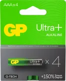 Батарея GP Ultra Plus Alkaline 24AUPA21-2CRSB4 AAA (4шт) блистер Image