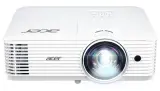 Проектор Acer projector H6518STi,DLP 3D,1080p,3500Lm,10000/1, HDMI, short throw 0.5, Bag, 2.9Kg,EURO Power EMEA (replace MR.JKY11.00L, H7550ST) Image