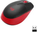 Мышь Logitech M190 черный/красный оптическая (1000dpi) беспроводная USB (2but) Image