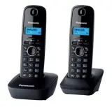 Р/Телефон Dect Panasonic KX-TG1612RUH темно-серый (труб. в компл.:2шт) АОН Image