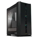 Корпус ZALMAN X3, ATX, BLACK, WINDOW, 2x3.5", 2x2.5", 2xUSB2.0, 2xUSB3.0, FRONT 3x120mm RGB, REAR 1x120mm RGB Image