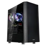 Корпус ZALMAN R2, ATX, BLACK, WINDOW, 2x3.5", 2x2.5", 2xUSB2.0, 1xUSB3.0, RGB FAN CONTROLLER, REAR 1x120mm RGB Image