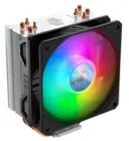 Кулер для процессора Cooler Master Hyper 212 ARGB (150W, 4-pin, 157mm, tower, Al/Cu, ARGB, fans: 1x120mm/62CFM/27dBA/1800rpm, 1700/1200/115x/AM4, ARGB Controller) Image