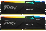 Оперативная память Kingston 64GB 5600MT/s DDR5 CL40 DIMM (Kit of 2) FURY Beast RGB XMP Image