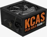 Блок питания Aerocool ATX 850W KCAS PLUS GOLD 850W ARGB 80+ gold (20+4pin) APFC 120mm fan color LED 8xSATA RTL Image