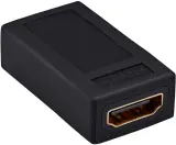 Адаптер аудио-видео Buro HDMI (f)/HDMI (f) позолоч.конт. черный (BHP-ADP-HDMI-2.0) Image