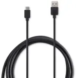 Кабель Buro BU-USB-AC-1M-3A USB (m)-USB Type-C (m) 1м черный Image