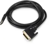 Кабель аудио-видео Buro HDMI (m)/DVI-D (Dual Link) (m) 1.8м. позолоч.конт. черный (BHP RET HDMI_DVI18) Image