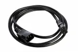 Шнур питания Rem R-10-Cord-C13-C14-3 C13-С14 проводник.:3x1мм2 3м 220В 10А (упак.:1шт) черный Image