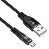 Кабель Digma MICROUSB-1.2M-BRAIDED-BLK USB (m)-micro USB (m) 1.2м черный Image