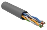 Кабель информационный ITK GENERICA BC1-C5E04-111-305-G кат.5E U/UTP 4X2X25AWG PVC внутренний 305м серый Image