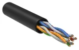 Кабель информационный ITK GENERICA BC3-C5E04-139-305-G кат.5E U/UTP 4X2X24AWG LDPE внешний 305м черный Image