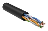 Кабель информационный ITK LC3-C5E04-139-100 кат.5E U/UTP 4X2X24AWG LDPE внешний 100м черный Image