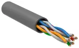 Кабель информационный ITK LC1-C5E04-121 кат.5E U/UTP 4X2X24AWG LSZH внутренний 305м серый Image