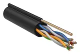 Кабель информационный ITK Generica BC3-C5E04-359-305-G кат.5E F/UTP 4X2X24AWG LDPE внешний 305м черный Image