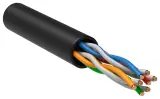 Кабель информационный ITK LC3-C5E04-139 кат.5E U/UTP 4X2X24AWG LDPE внешний 305м черный Image