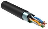 Кабель информационный ITK LC3-C5E04-339 кат.5E F/UTP 4X2X24AWG LDPE внешний 305м черный Image