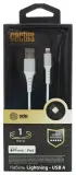 Кабель Cactus CS-LG.USB.A-1 USB (m)-Lightning (m) 1м белый блистер Image