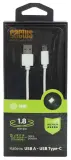 Кабель Cactus CS-USB.A.USB.C-1.8 USB (m)-USB Type-C (m) 1.8м белый блистер Image