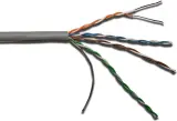 Кабель информационный Lanmaster LAN-5EUTP-PT-LSZH-GY кат.5E U/UTP 4X2X24AWG LSZH внутренний 305м серый Image