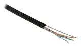 Кабель информационный Hyperline UUTP4-C5E-S24-SW-OUT-PE-BK-500 кат.5E U/UTP 4X2X24AWG PE внешний 500м черный Image