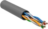 Кабель информационный ITK Generica BC1-C5E04-121-305-T-R-G кат.5E U/UTP 4X2X24AWG 100Om LSZH внутренний 305м серый Image