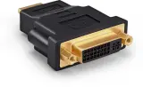 Переходник Buro DVI-I(f) HDMI (m) (HDMI-19M-DVI-I(F)-ADPT) черный Image