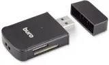 Устройство чтения карт памяти USB2.0 Buro BU-CR-3103 черный Image