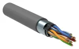 Кабель информационный ITK Generica BC1-C5E04-311-305-G кат.5E F/UTP 4X2X24AWG PVC внутренний 305м серый Image