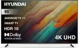 Телевизор LED Hyundai 85" H-LED85BU7007 Android TV Metal черный/черный 4K Ultra HD 60Hz DVB-T DVB-T2 DVB-C DVB-S DVB-S2 USB WiFi Smart TV Image