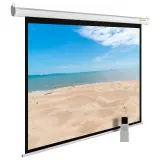 Экран Cactus 180x240см MotoExpert CS-PSME-240x180-WT 4:3 настенно-потолочный рулонный белый (моторизованный привод) Image