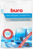 Салфетки Buro BU-Zscreen для экранов мониторов/плазменных/ЖК телевизоров/ноутбуков мягкая упаковка 100шт влажных Image