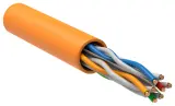 Кабель информационный ITK LC1-C604-127 кат.6 U/UTP не экранированный 4X2X23AWG LSZH внутренний 305м оранжевый Image