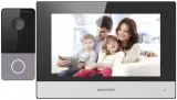 Комплект домофона Hikvision DS-KIS603-P(C) серебристый Image
