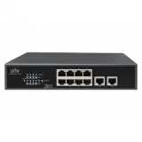 Uniview Коммутатор 10*100Mbps network ports (RJ45), including 8 PoE ports, IEEE802.3,IEEE802.3u,IEEE802.3az,IEEE802.3x,IEEE802.3af,IEEE802.3at, 2Gbps 1.49Mpps 2Mbit 8K 220mm x 150mm x 44mm(8.7"5.9"1.7 Image