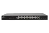 Uniview Коммутатор 24*1000Mbps ports (RJ45)+2*1000Mbps Fiber(SFP) ports+2G Combo portsStandards IEEE802.3, IEEE802.3u, IEEE802.3z,IEEE802.3ab, IEEE802.3xSwitching capacity 56GbpsForwarding performance Image