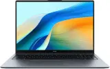 Ноутбук Huawei MateBook D 16 MCLF-X Core i5 12450H 16Gb SSD512Gb Intel UHD Graphics 16" IPS (1920x1200) noOS grey space WiFi BT Cam (53013YDK) Image