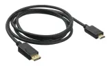 Кабель аудио-видео Buro v. 1.2 DisplayPort (m)/HDMI (m) 2м. позолоч.конт. черный (BHP DPP_HDMI-2) Image