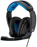 Гарнитура EPOS / Sennheiser Gaming Headset GSP 300, Stereo, 2x3.5 mm / 1x3.5mm(PCV 05 Combo Audio Adaptor), Closed-back, Black-Blue [1000238] Image