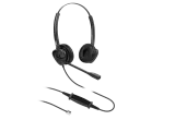 Гарнитура для ip телефонов Fanvil HT302 Fanvil, Headset, Leather cushions, 260° bendable boom arm, Dual Color LED Indicator, Supports ENC technology Noise Cancellation, QD to RJ9 Headset, Dual Headset Image