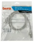 Патч-корд Buro UTP 4 пары cat6 CCA molded 1м серый RJ-45 (m)-RJ-45 (m) Image