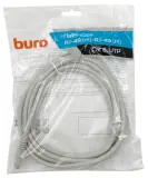 Патч-корд Buro UTP 4 пары cat6 CCA molded 3м серый RJ-45 (m)-RJ-45 (m) Image