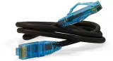 Патч-корд Hyperline PC-LPM-UTP-RJ45-RJ45-C6-1M-LSZH-BK PC-LPM-UTP-RJ45-RJ45-C6-1M U/UTP не экранированный RJ-45 вил.-вилка RJ-45 кат.6 1м черный LSZH (уп.:1шт) 24AWG Image