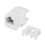 Модуль Lanmaster NTSS-KJ-UTP-RJ45-5E-180-WT информ. KeystoneRJ45 кат.5E UTP бел. Image