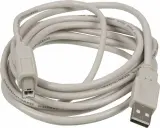 Кабель Ningbo USB A(m) USB B(m) 3м (USB2.0-AM-BM-3-BR) (блистер) Image