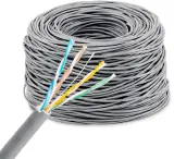 Кабель сетевой Buro BU-COP-057 UTP 4 пары cat6 solid 0.57мм Cu 305м серый Image