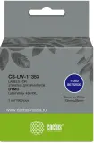 Этикетки Cactus CS-LW-11353 сег.:25x13мм черный белый 1000шт/рул Dymo Label Writer 450/4XL Image