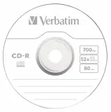 Диск CD-R Verbatim 700Mb 52x Slim case (1шт) (43347) Image