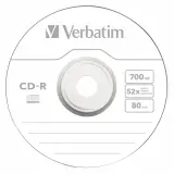 Диск CD-R Verbatim 700Mb 52x Cake Box (100шт) (43411) Image